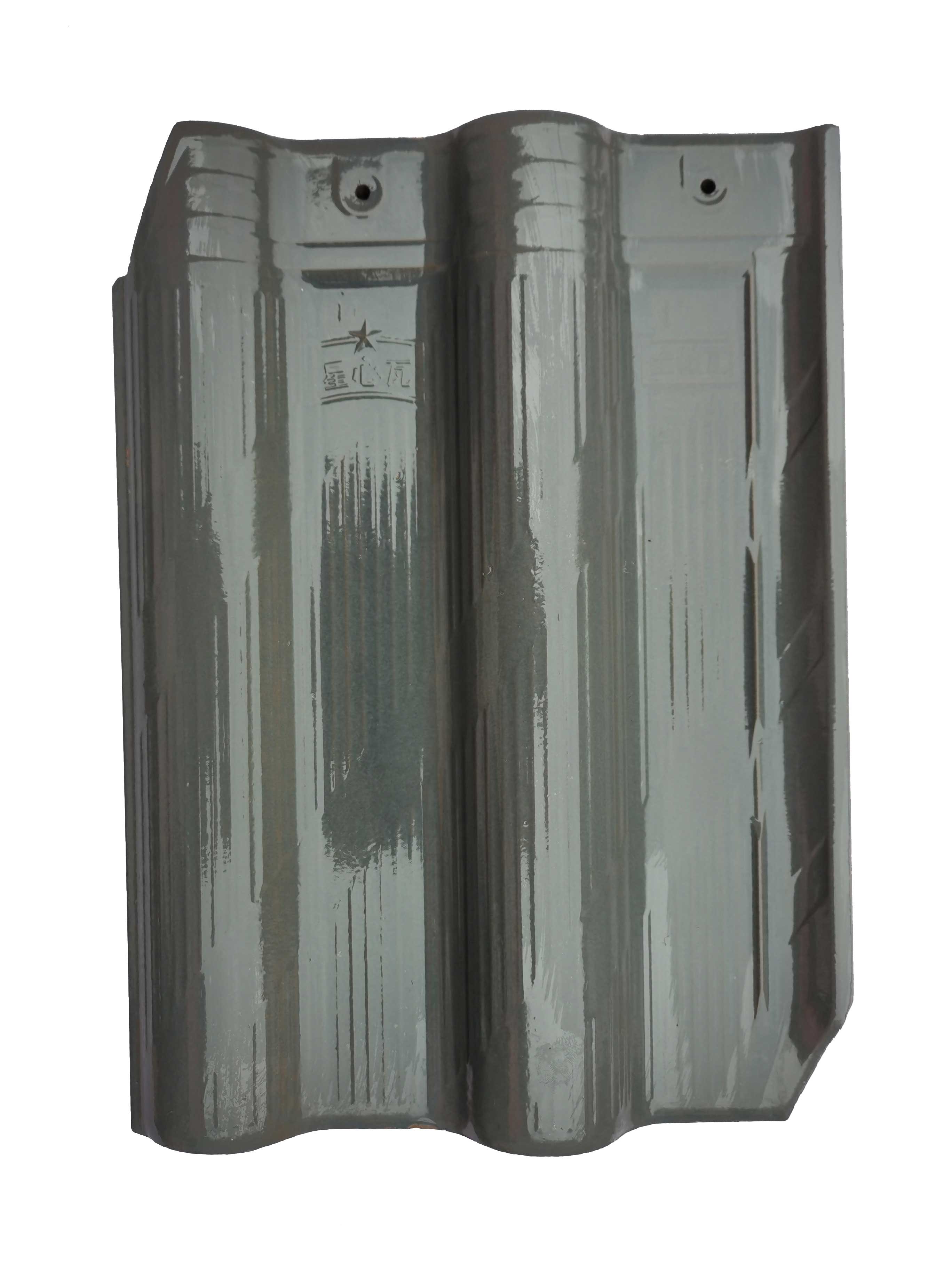 星心全釉瓦—浅灰